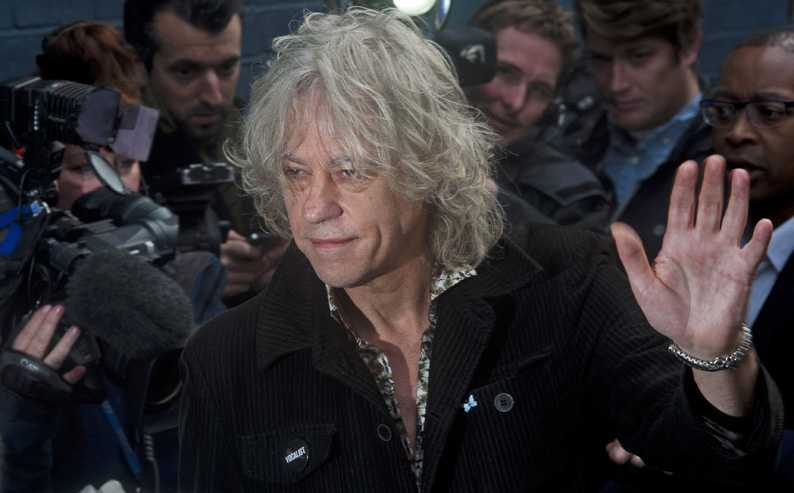 Musician and activist Bob Geldof performs in Famagusta tommorrow