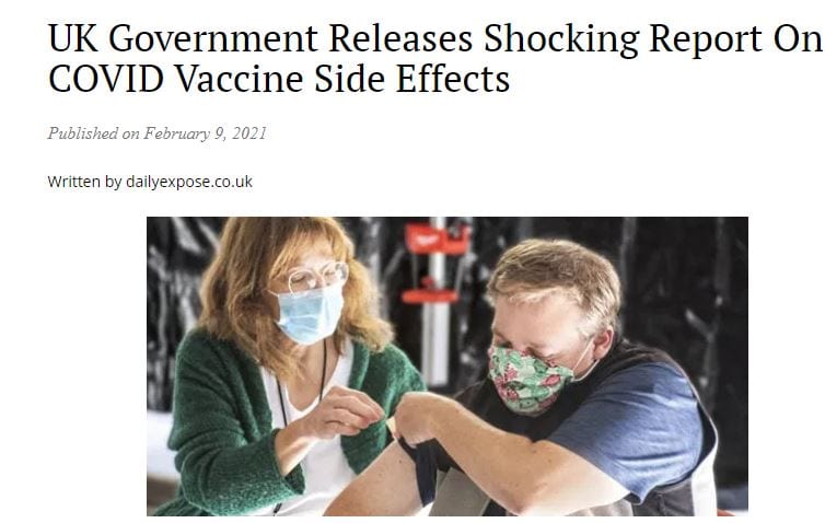 Σοκαριστική έκθεση του Ηνωμένου Βασιλείου για παρενέργειες εμβολίου