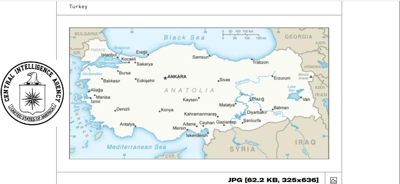 ΝΤΟΚΟΥΜΕΝΤΟ >< CIA: Η Τουρκία επενέβη στρατιωτικά στην Κύπρο το 1974 για να αποτρέψει την Ελληνική κατάληψη του νησιού και έκτοτε ενεργεί ως κράτος-προστάτης της “Τουρκικής Δημοκρατίας της Βόρειας Κύπρου”,