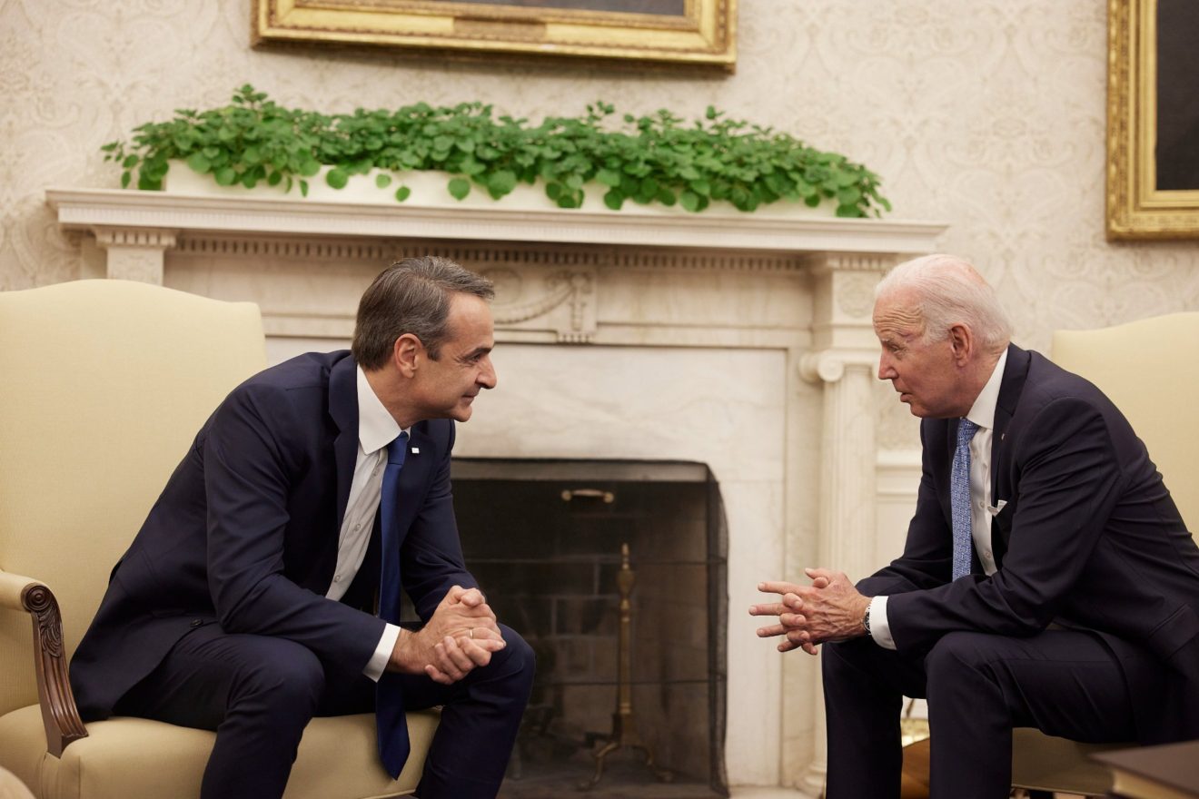 Ολα όσα συζήτησαν στον Λευκό Οίκο Μητσοτάκης-Biden