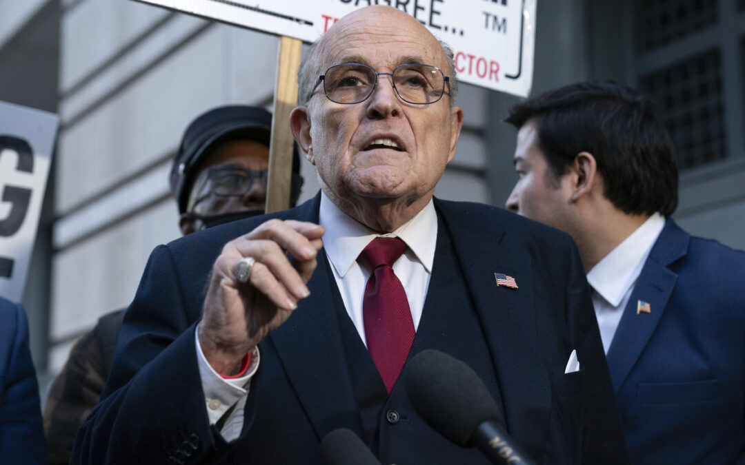 WABC Radio suspends Rudy Giuliani for flouting ban on discussing discredited election claims