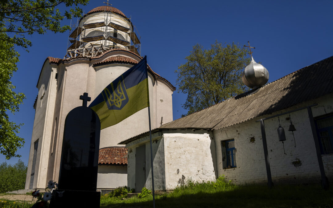 Damaged in war, a vibrant church in Ukraine rises as a symbol of the country’s faith and culture