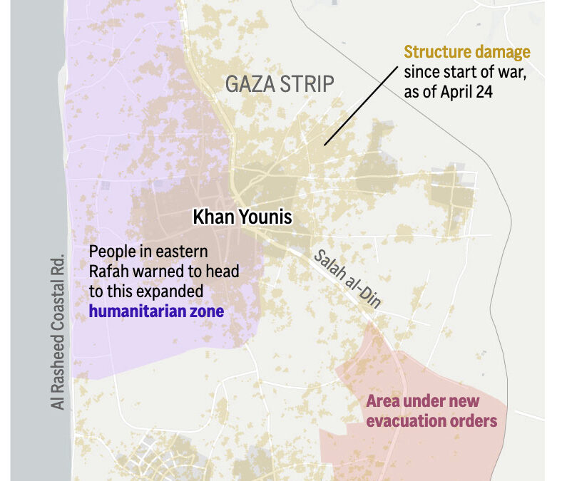 The Latest | More than 100,000 flee Rafah as Netanyahu vows to widen Gaza assault