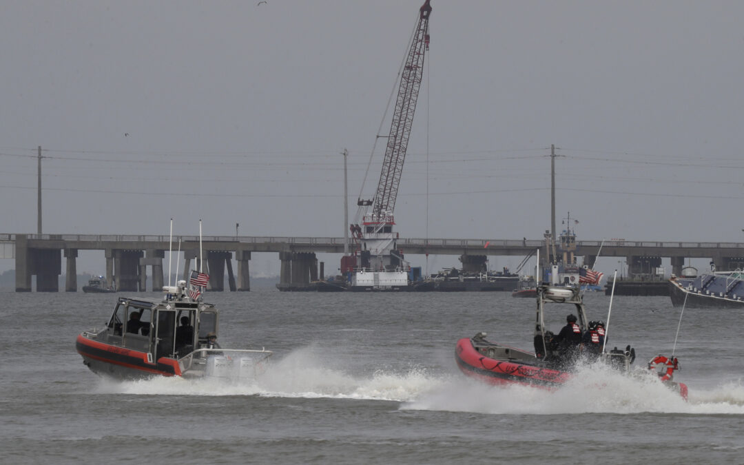 US Coast Guard says Texas barge collision may have spilled up to 2,000 gallons of oil
