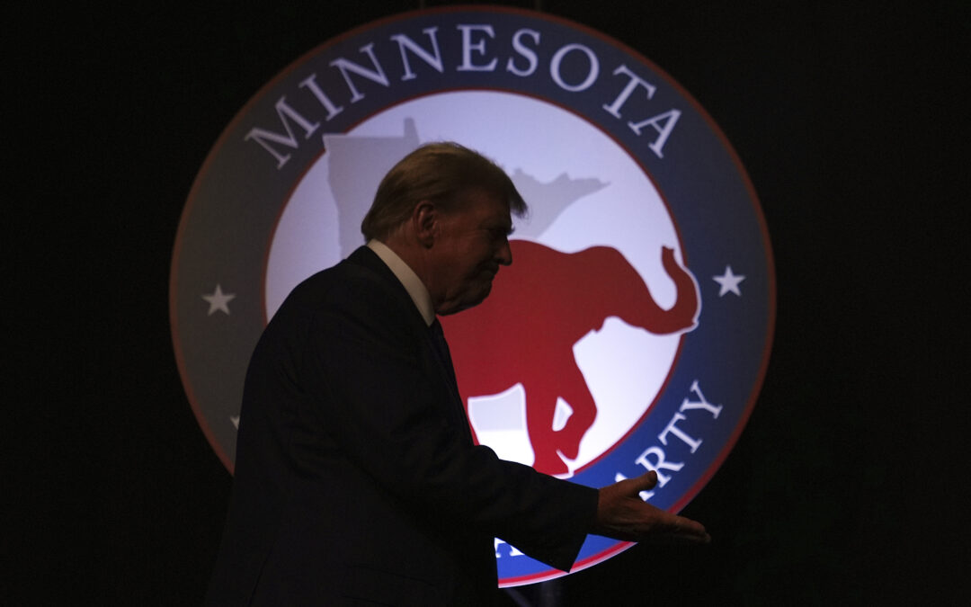Trump campaigns in Minnesota, predicting he will win the traditionally Democratic state in November