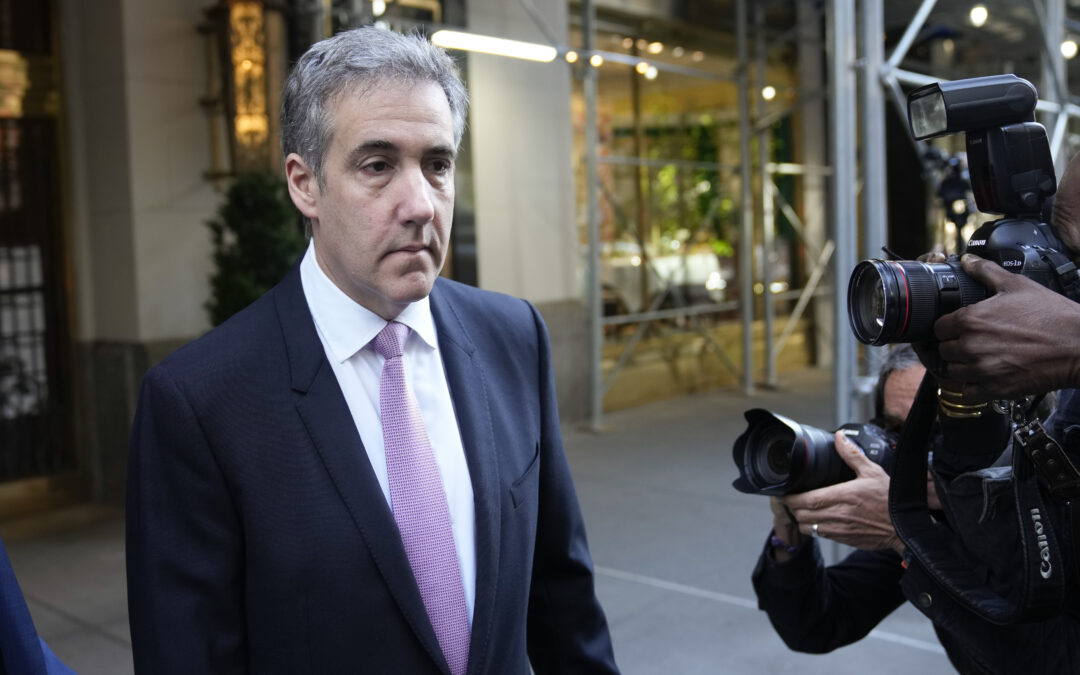 The Latest | Prosecution moves ahead with redirect of Cohen after cross-examination concludes